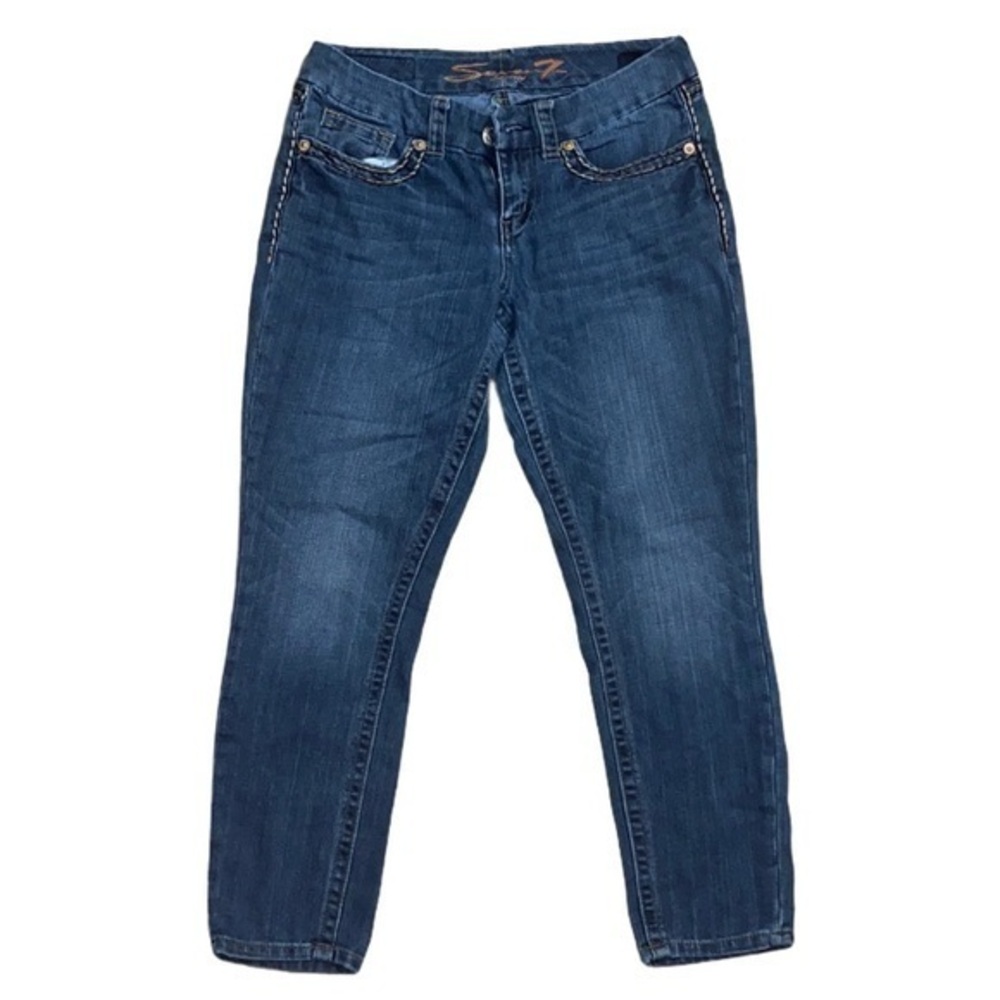 Seven7 women’s ankle skinny jeans, size 8